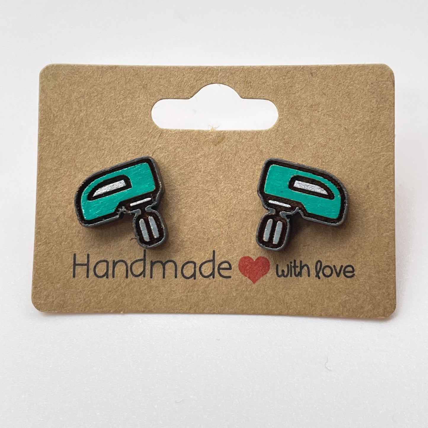 Hand Mixer Stud Earrings