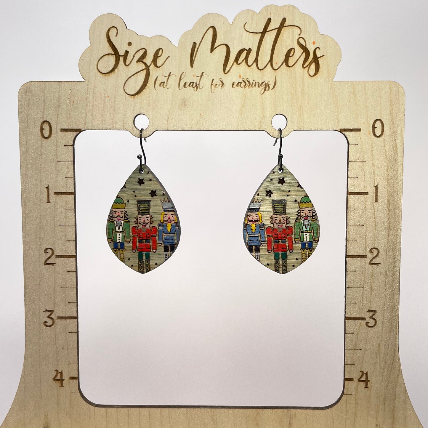 Nutcracker Men Drop Dangle Earrings