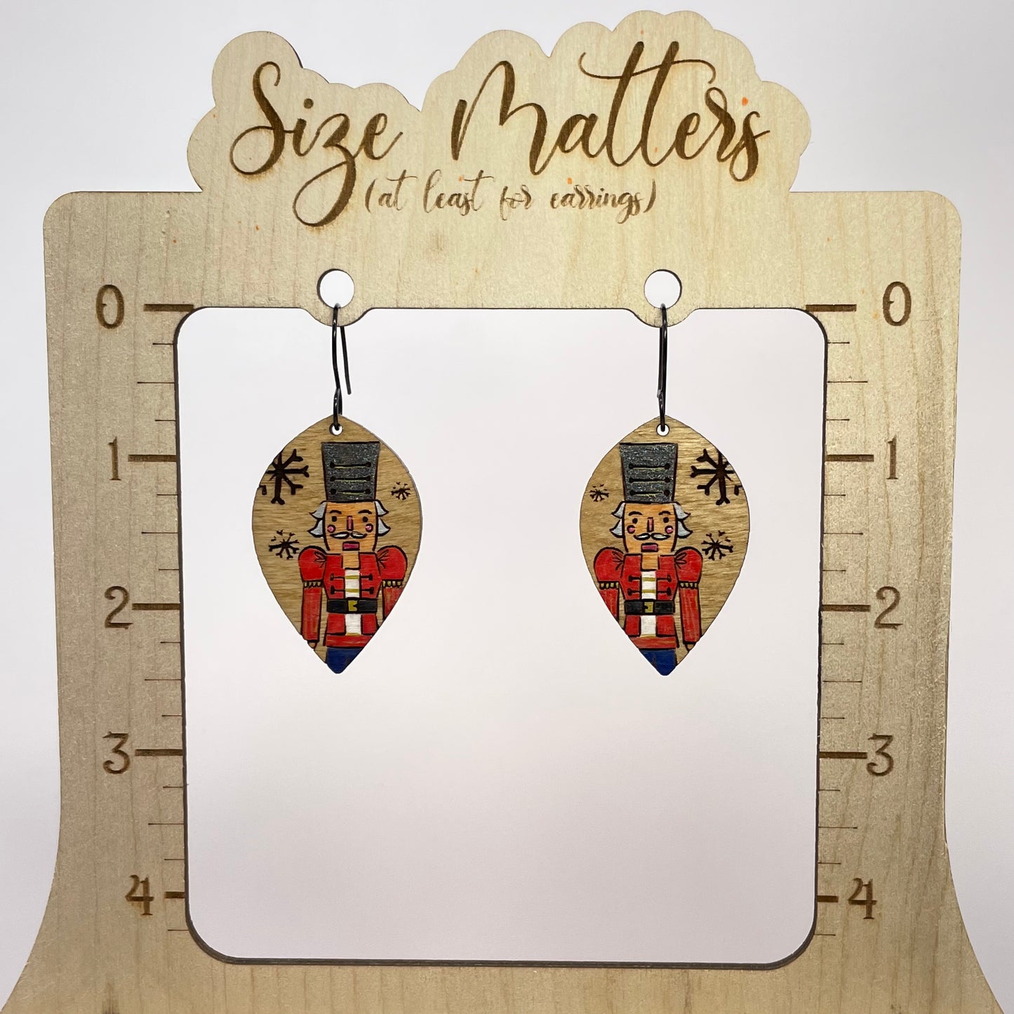 Nutcracker Petal Shape Drop Dangle Earrings