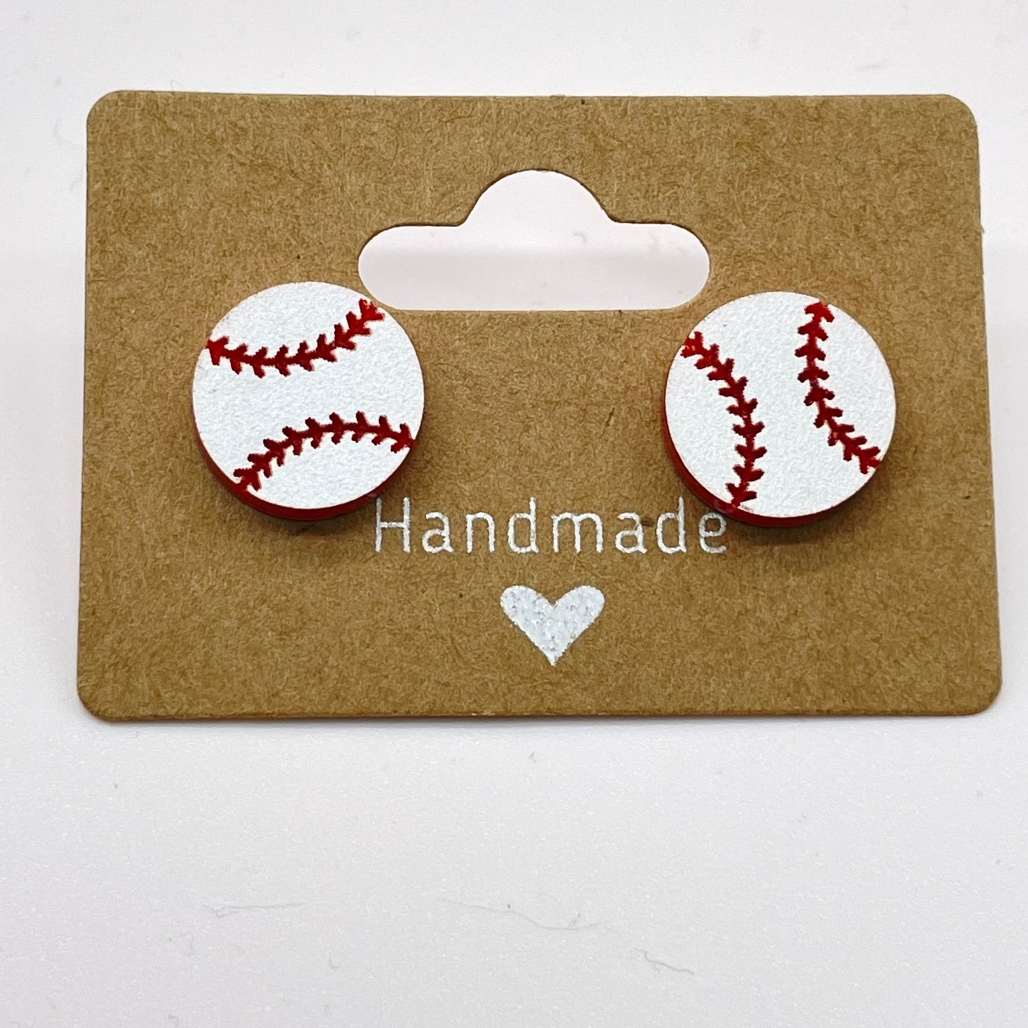 Baseball Stud Earrings