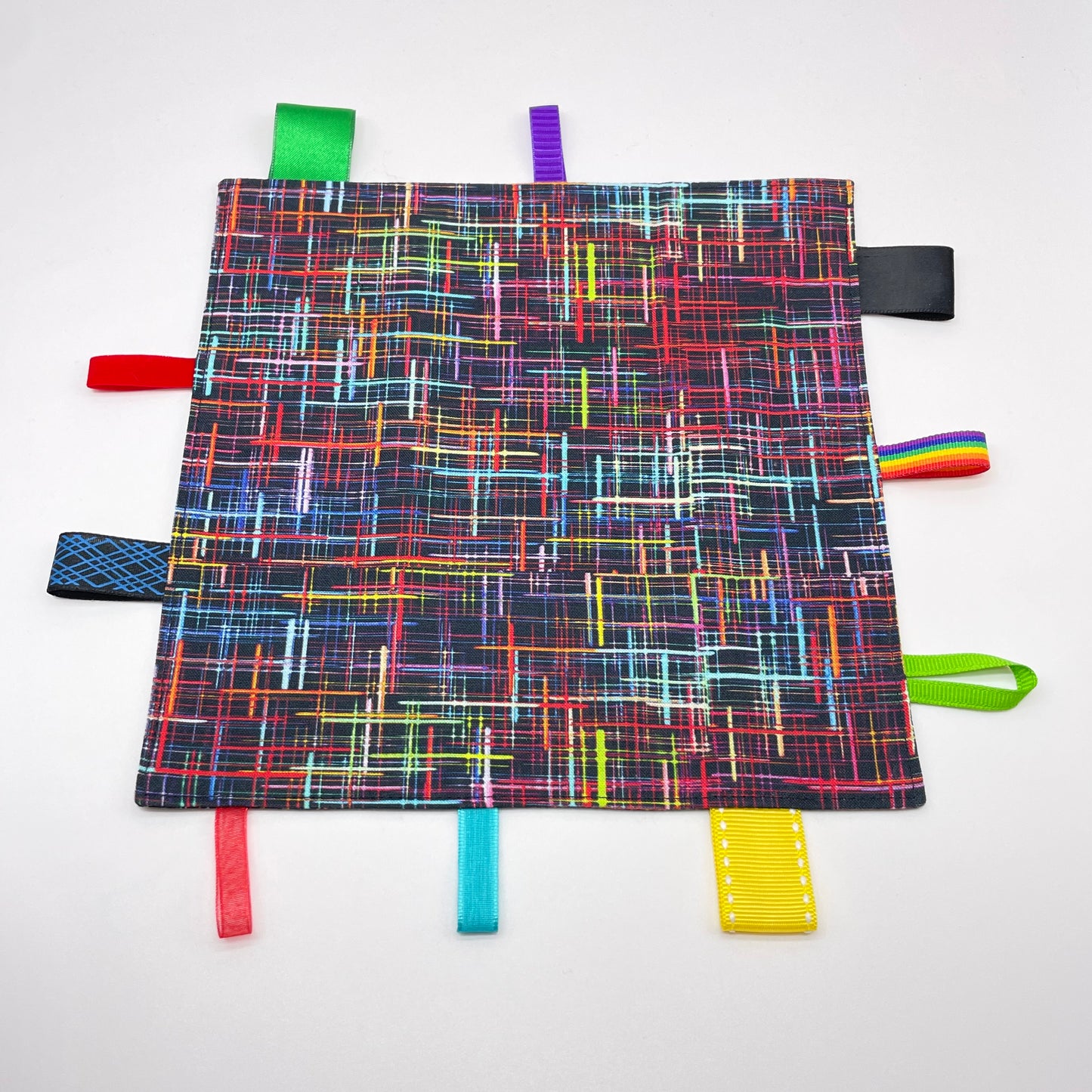 Neon Lines Taggie Toy