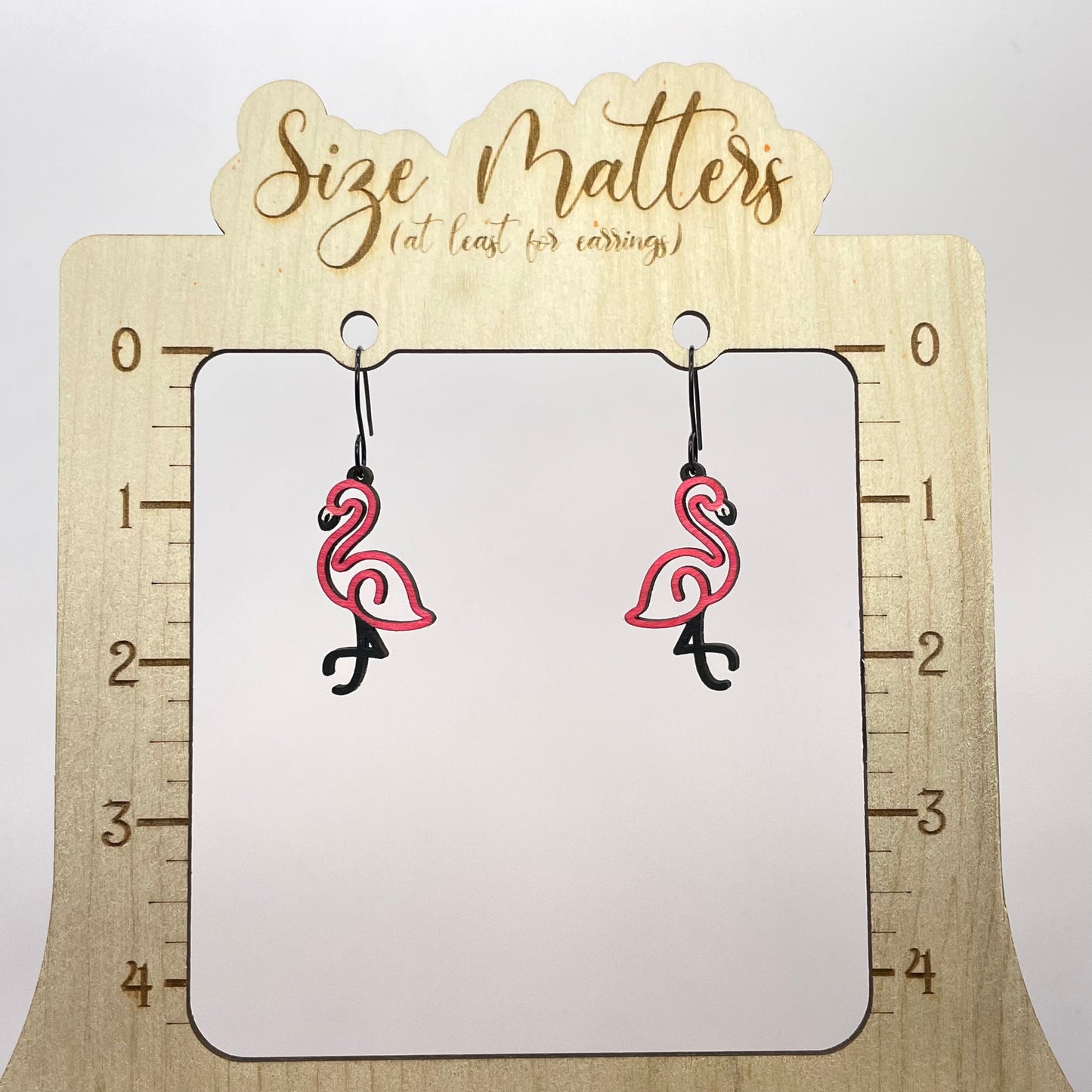 Flamingo Drop Dangle Earrings