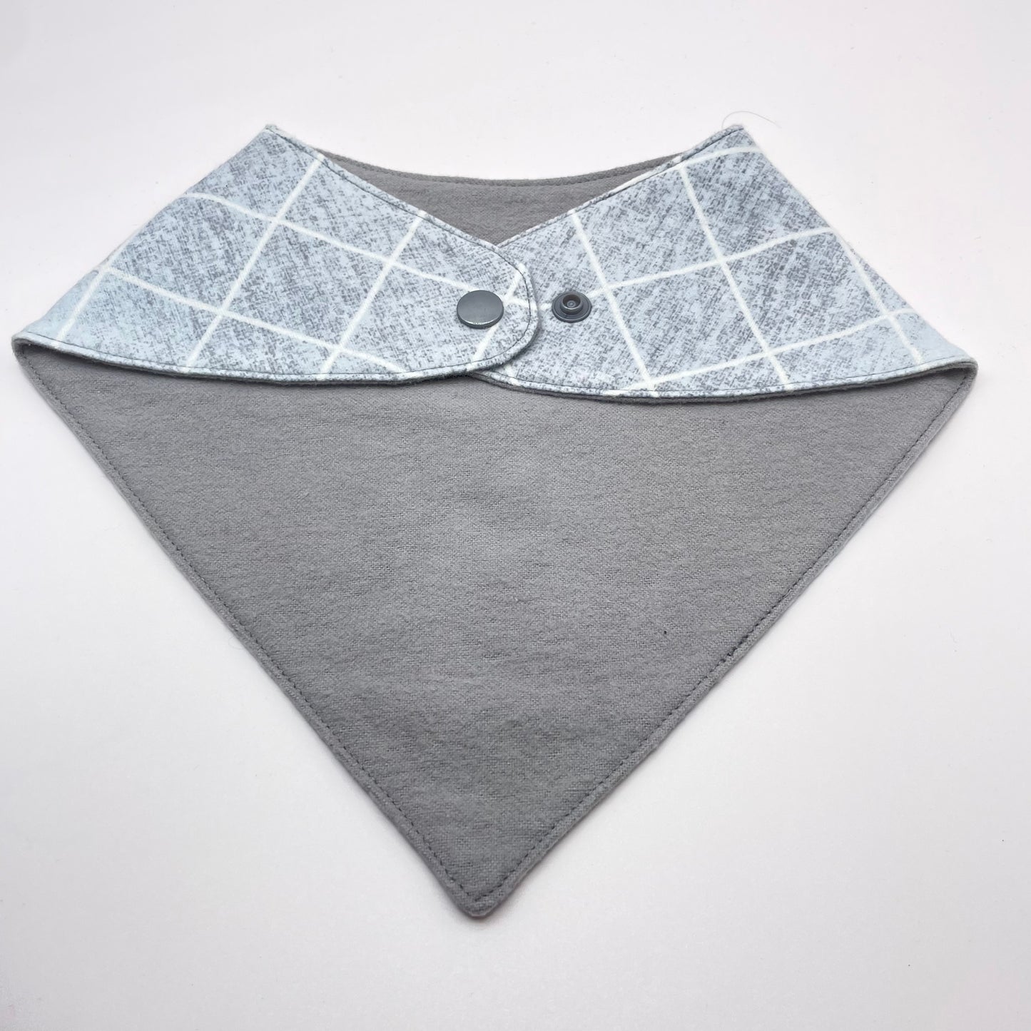 Blue Squares Baby Bib