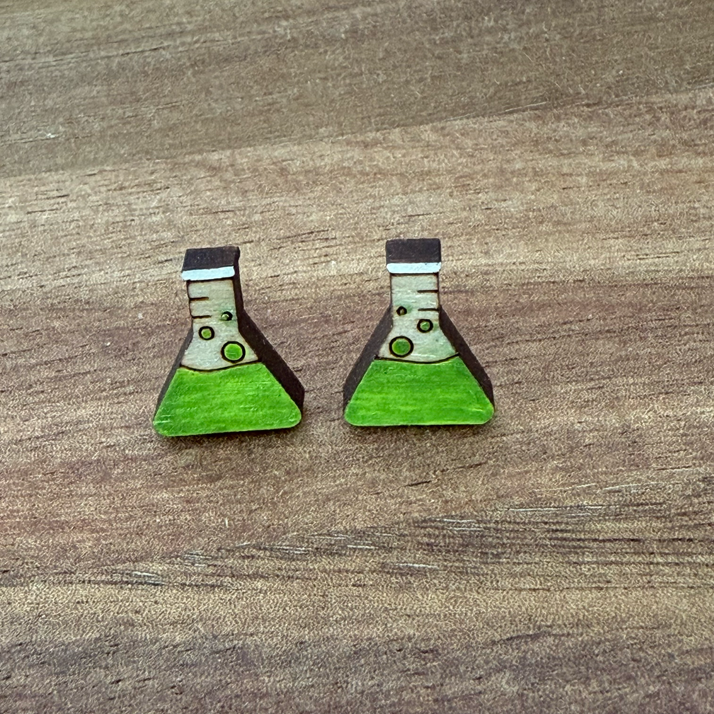 Potion Beaker Stud Earrings