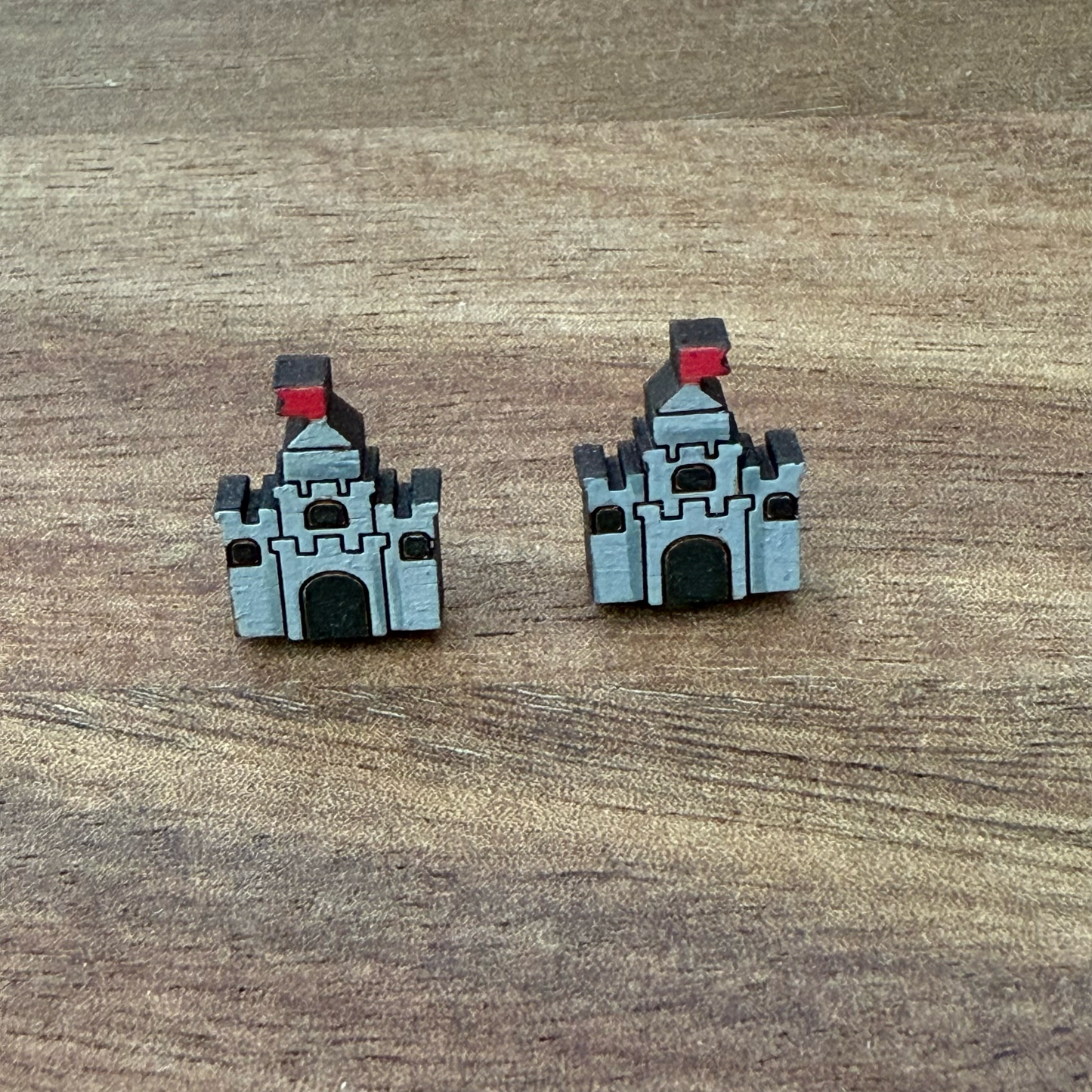 Castle Stud Earrings