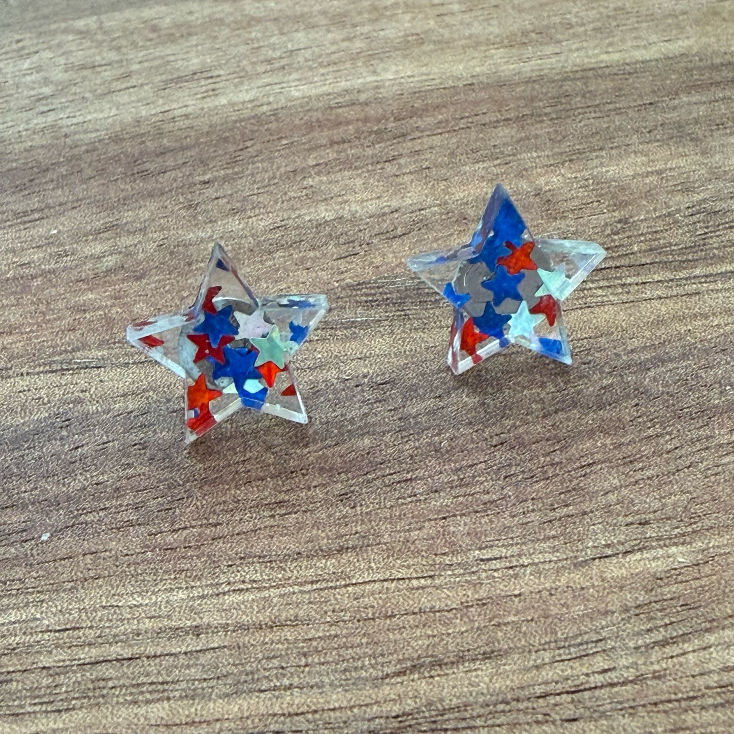 Star Acrylic Earrings