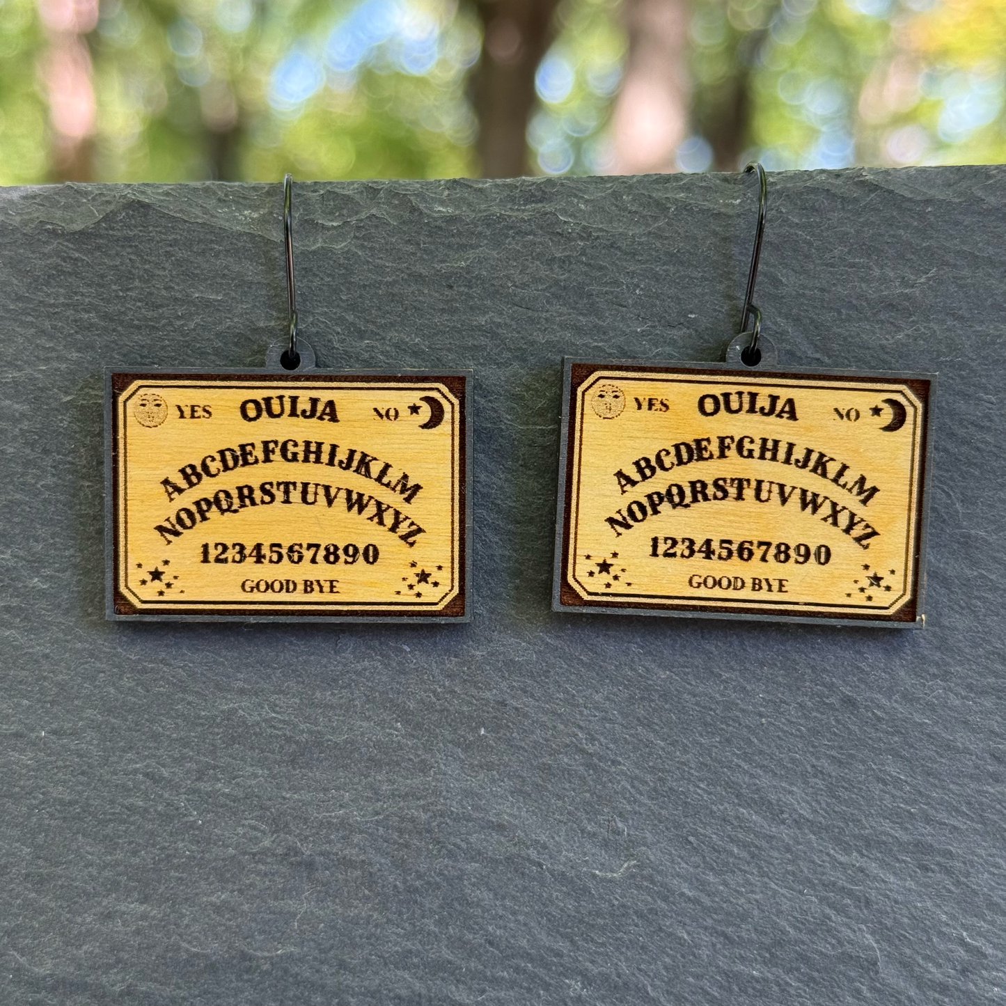 Ouija Board Drop Dangle Earrings