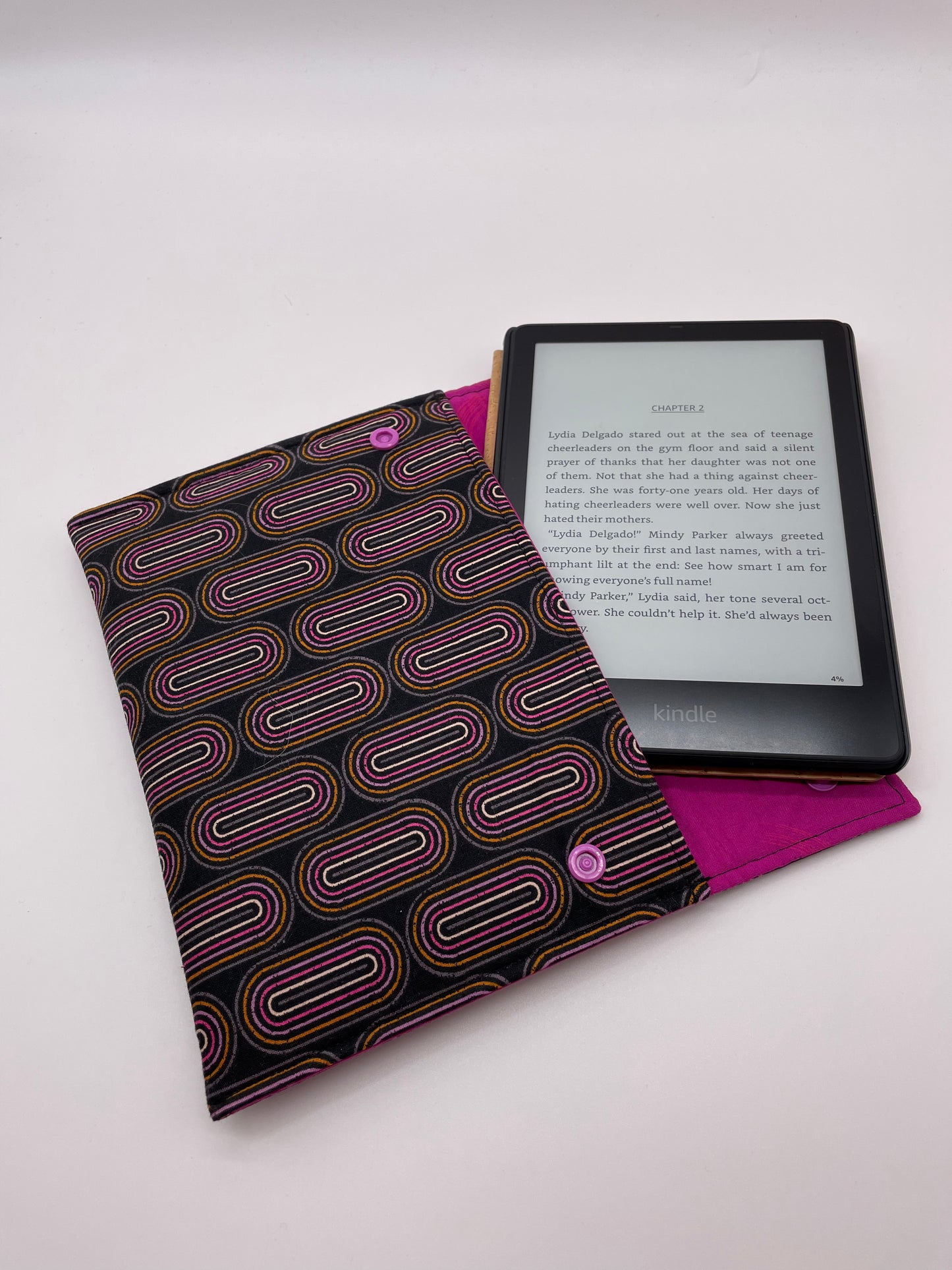 Blue Kaleidoscope Lace Kindle Sleeve