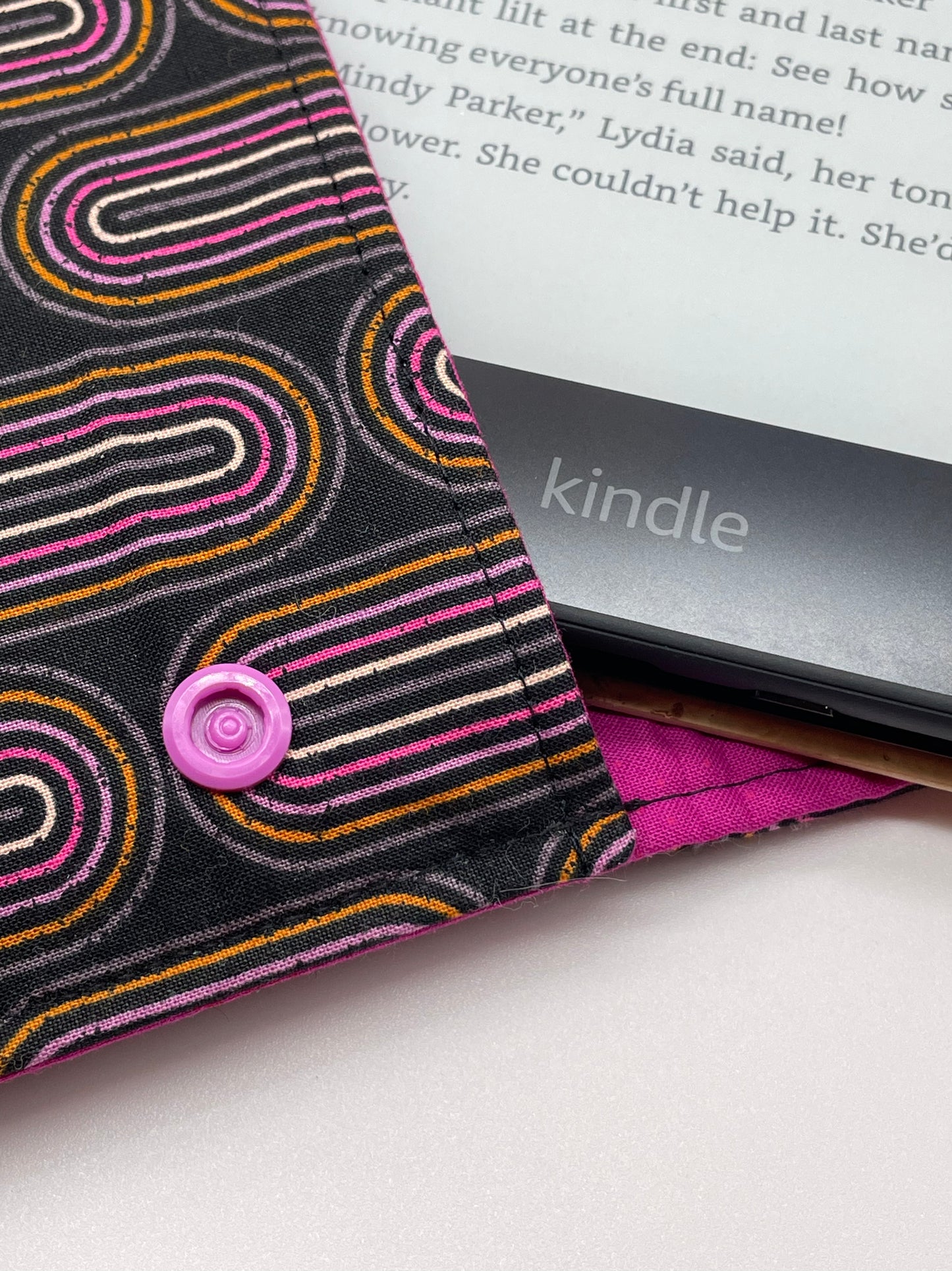Blue Kaleidoscope Lace Kindle Sleeve