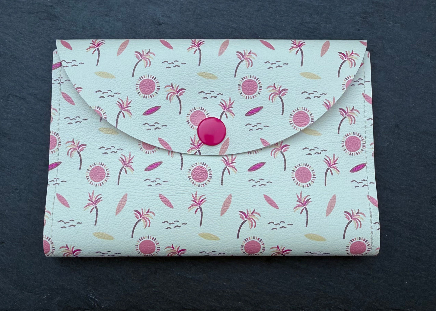 Pink Sunset Surf Passport Cover