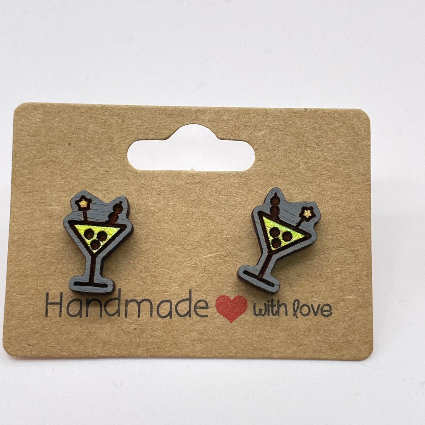 Martini Stud Earrings