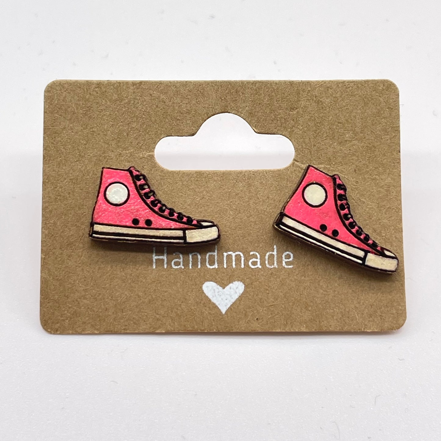Hightop Tennis Shoe (Small) Stud Earrings