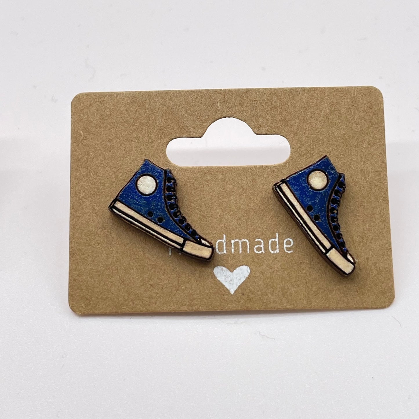 Hightop Tennis Shoe (Small) Stud Earrings