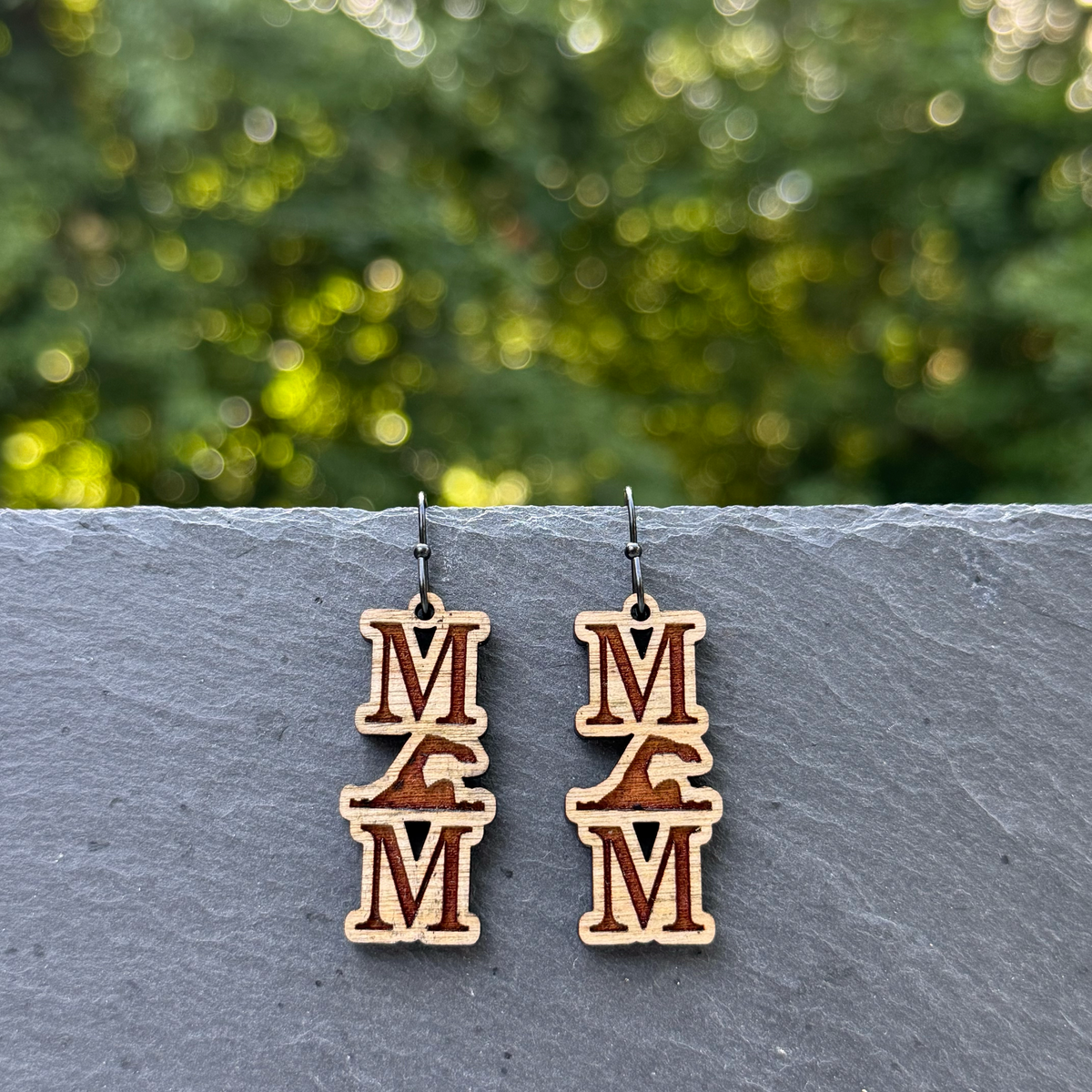 Swim Mom Drop Dangle Earrings