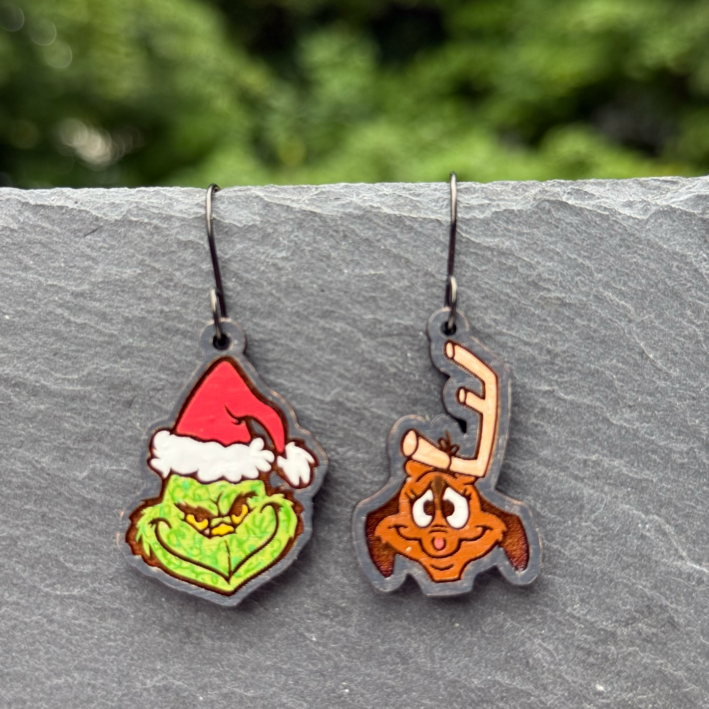 Grinch + Max Drop Dangle Earrings