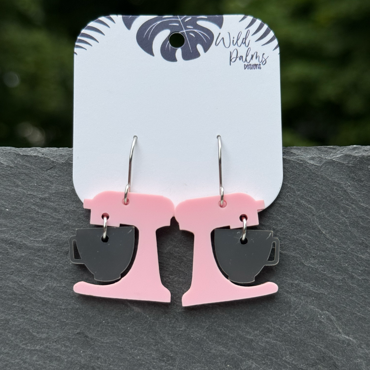 KitchenAid Mixer Acrylic Drop Dangle Earrings
