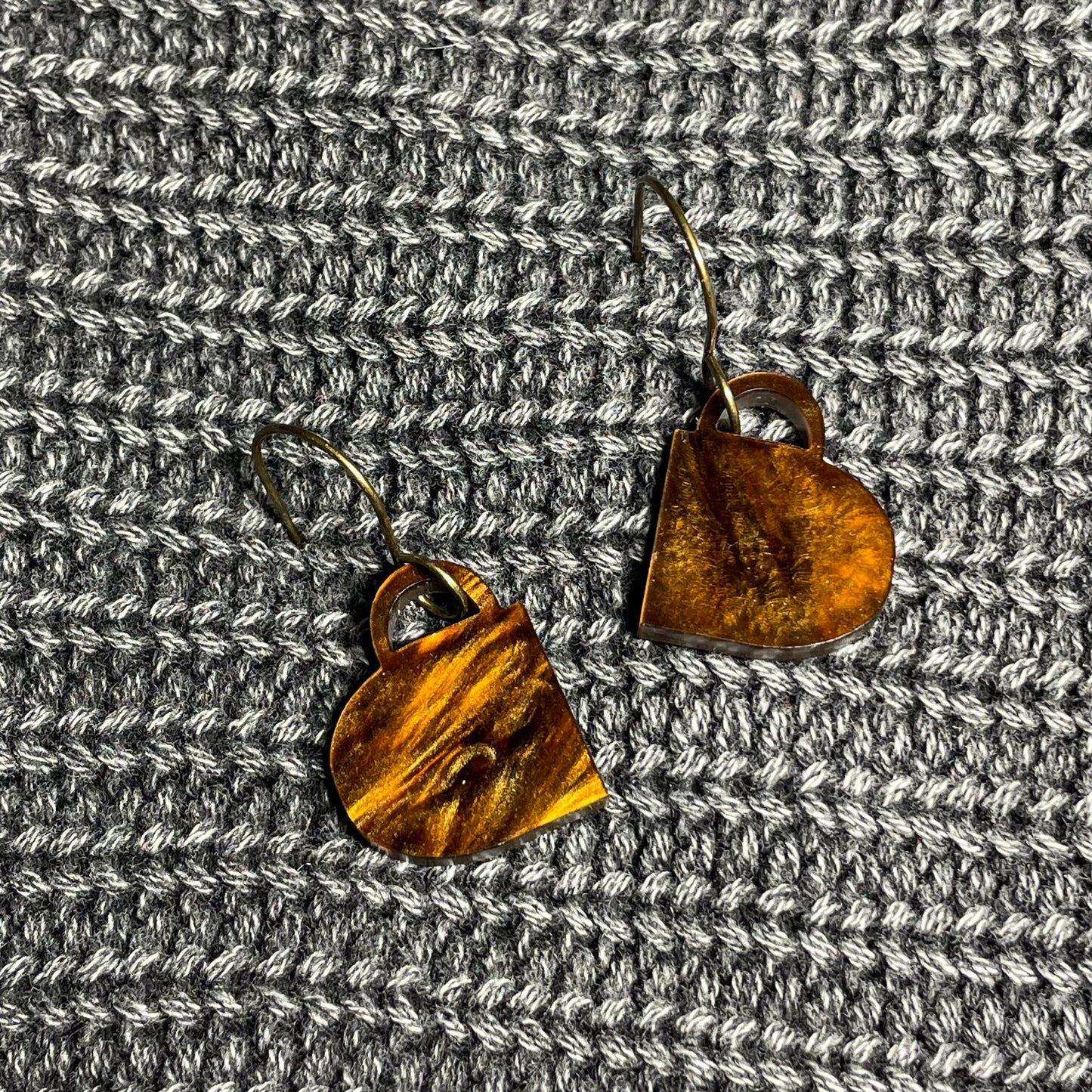 Cup of Coffee Acrylic Drop Dangle Earrings