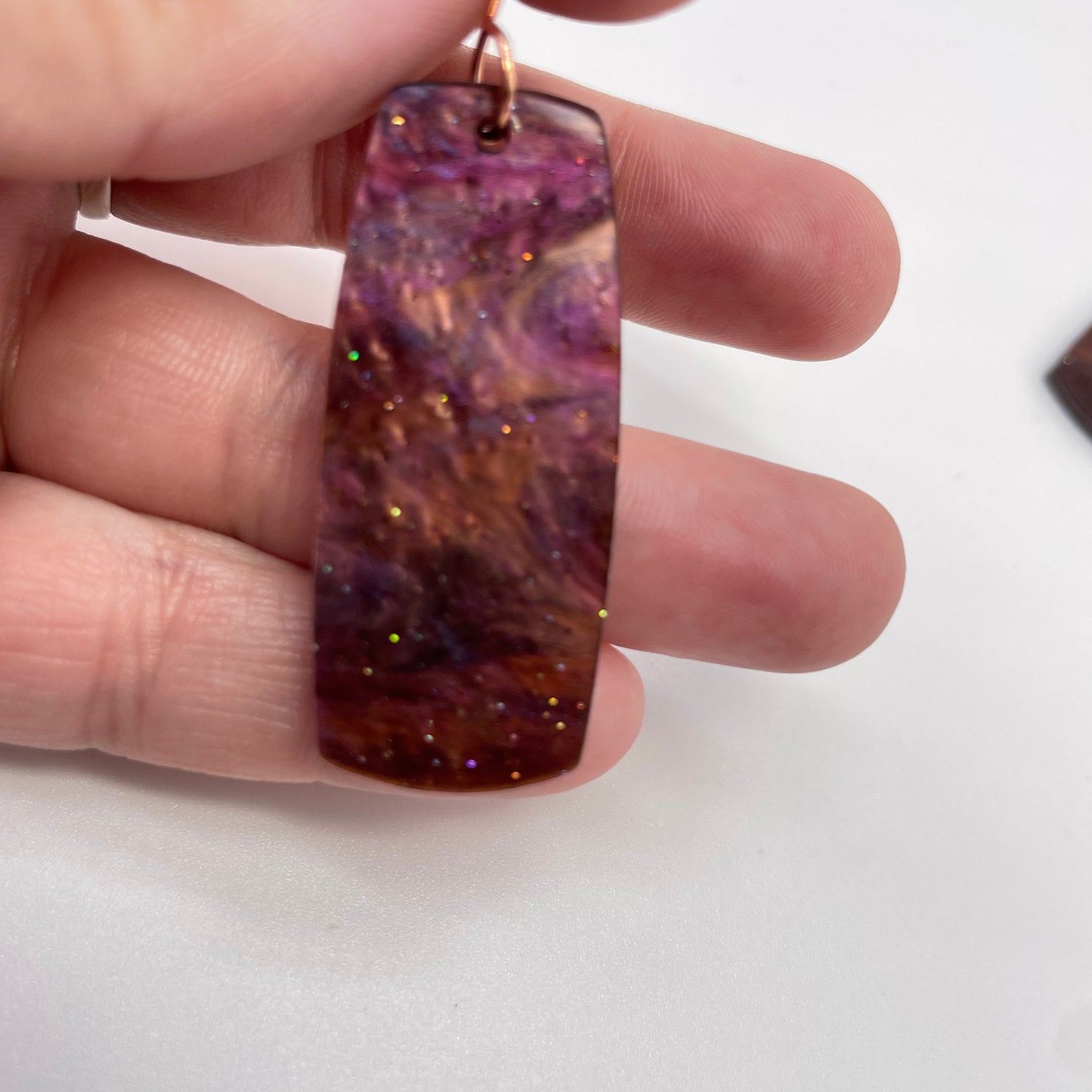 Maroon Nights Drop Dangle Earrings