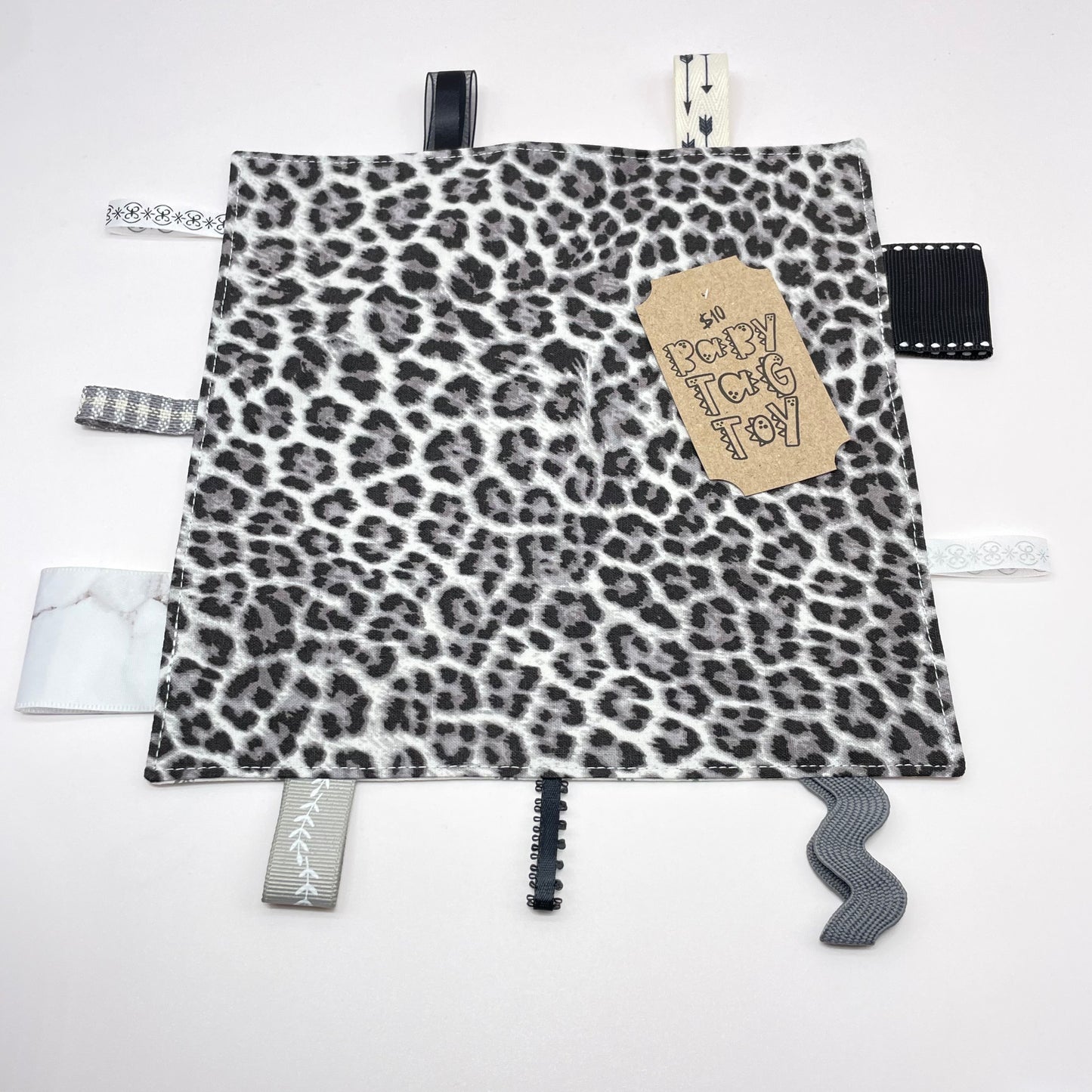 Snow Leopard Taggie Toy