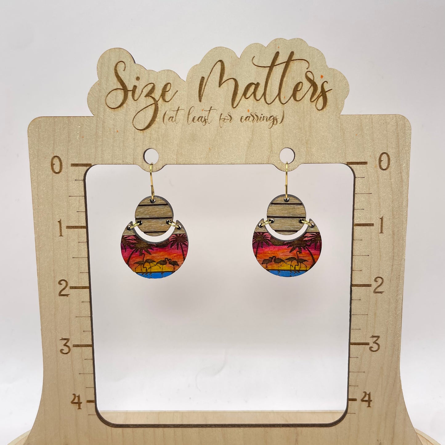 Paradise Sunset Drop Dangle Earrings