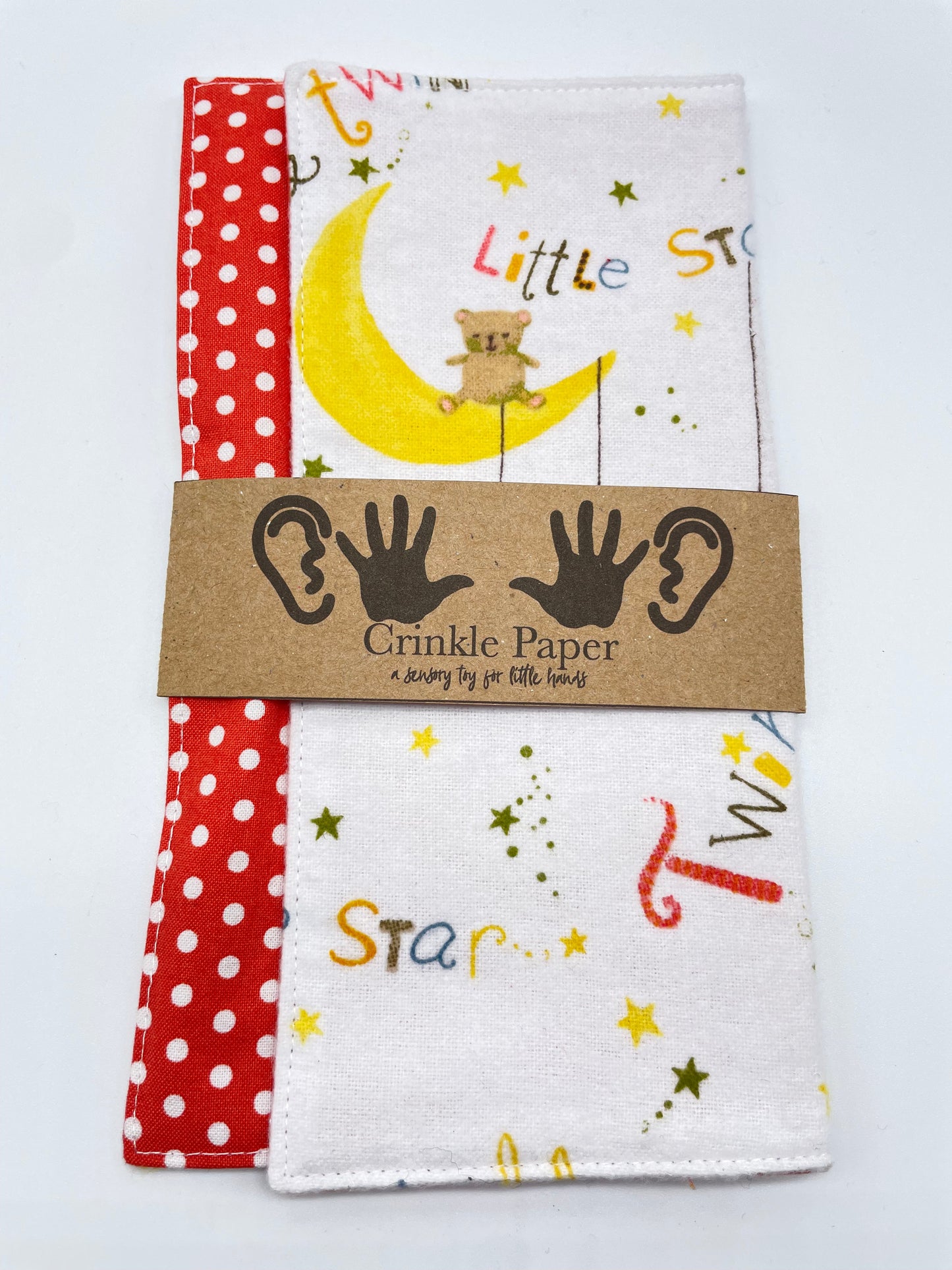 Twinkle Twinkle + Peachy Dots Crinkle Paper