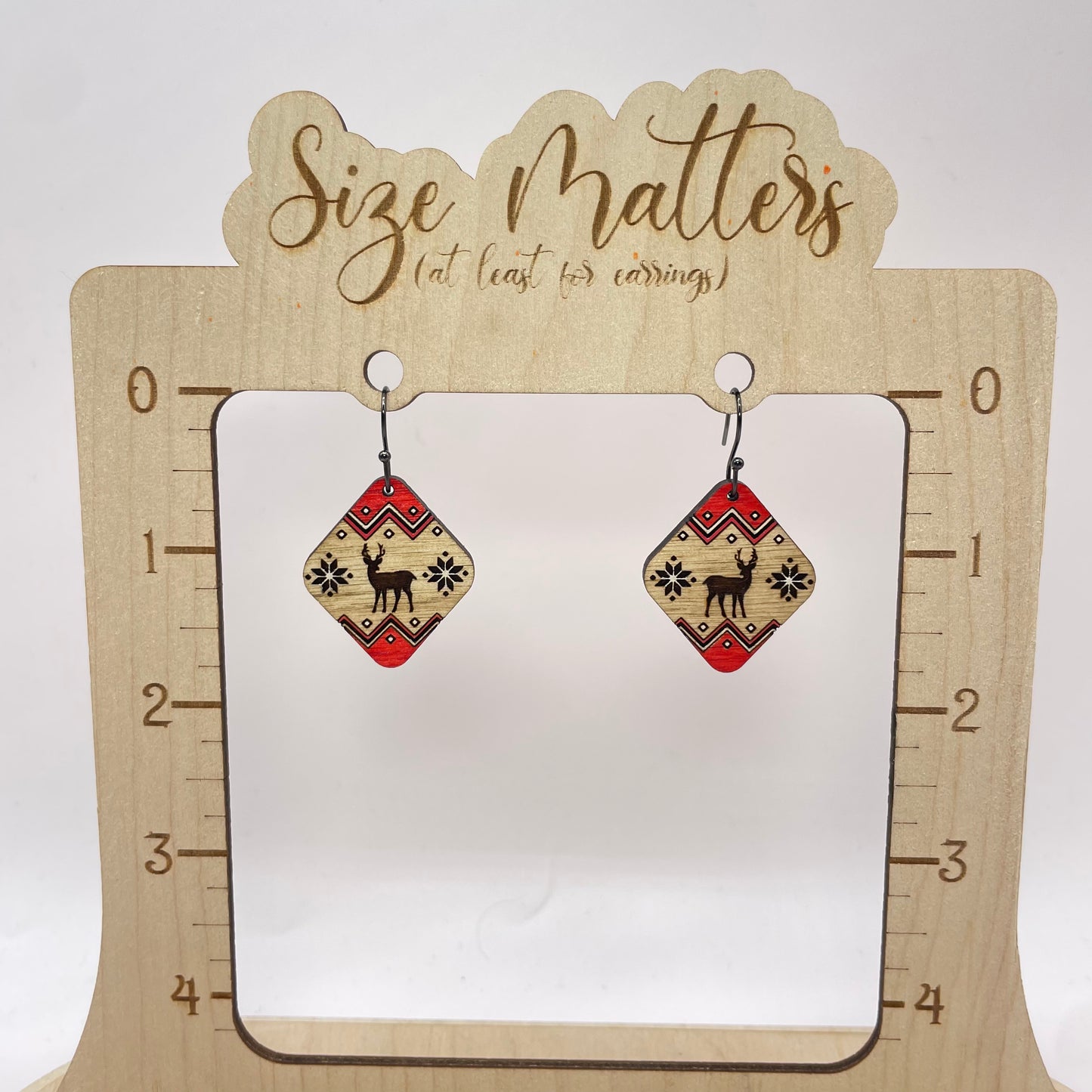 Oh Deer Sweater Drop Dangle Earrings