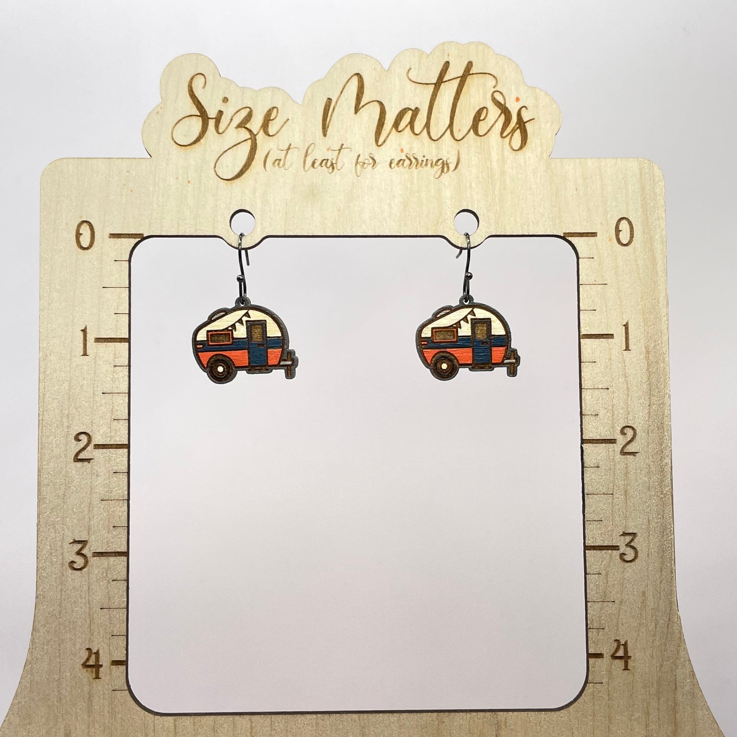 Mini Camper Drop Dangle Earrings