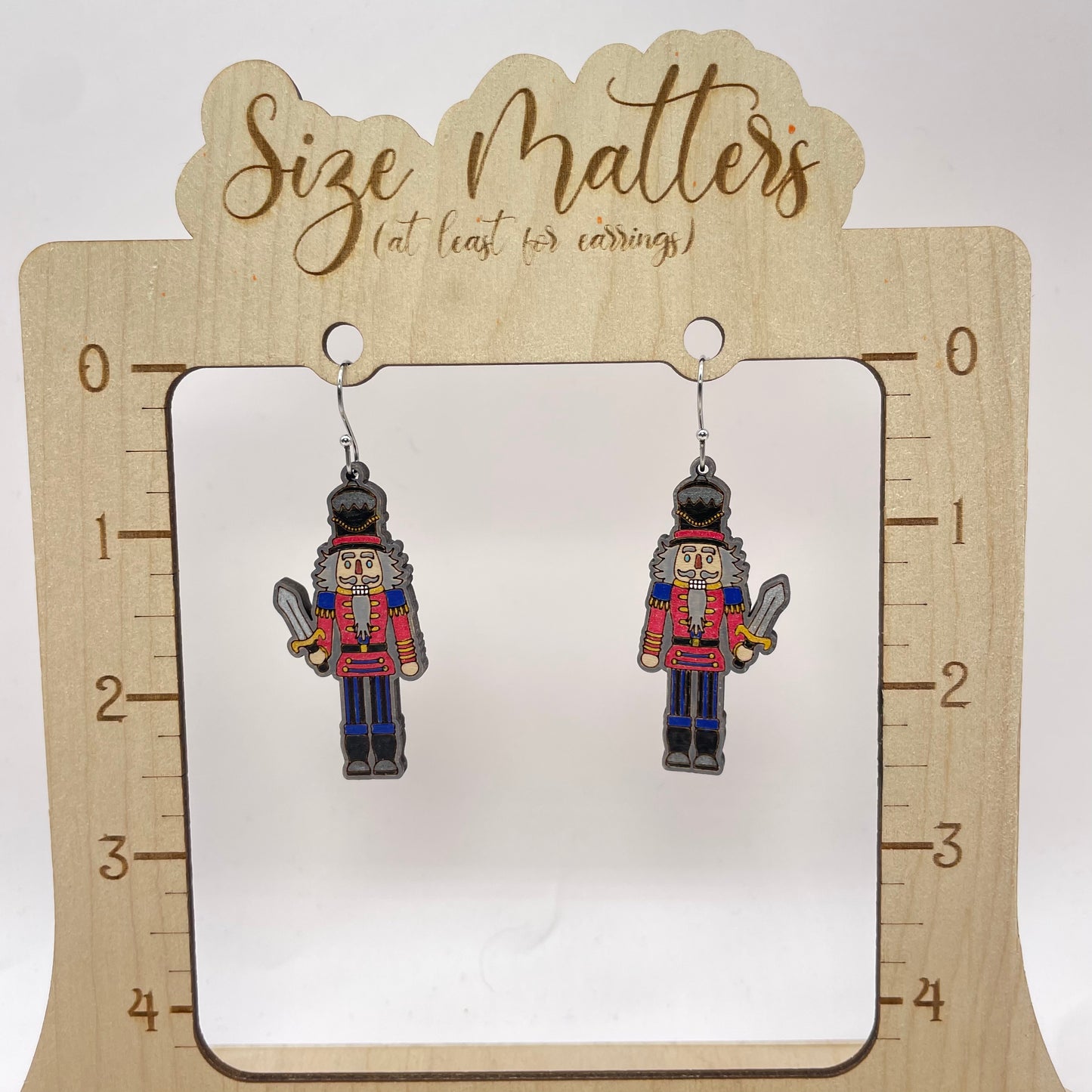 On Guard Nutcracker Drop Dangle Earrings