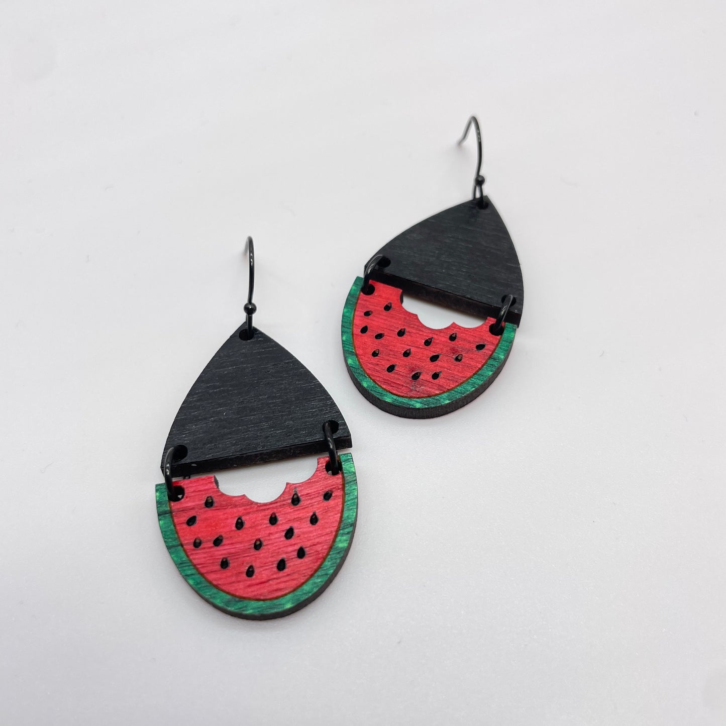 Watermelon Drop Dangle Earrings