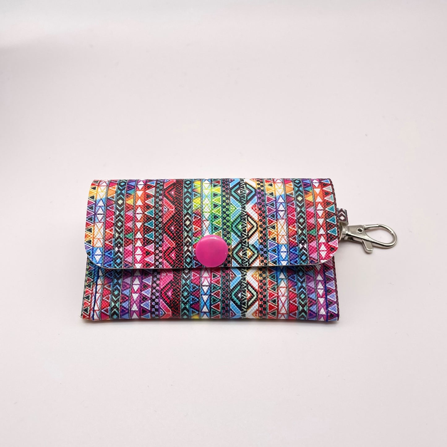 All Lined Up Keychain Wallet