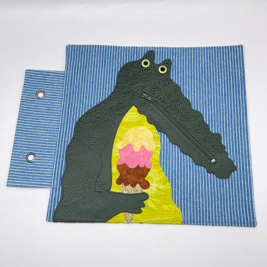 Alligator Quiet Book Page