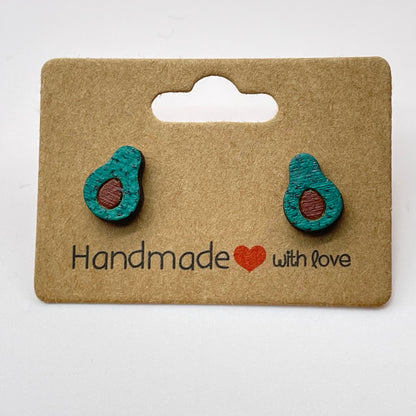 Avocado Stud Earrings