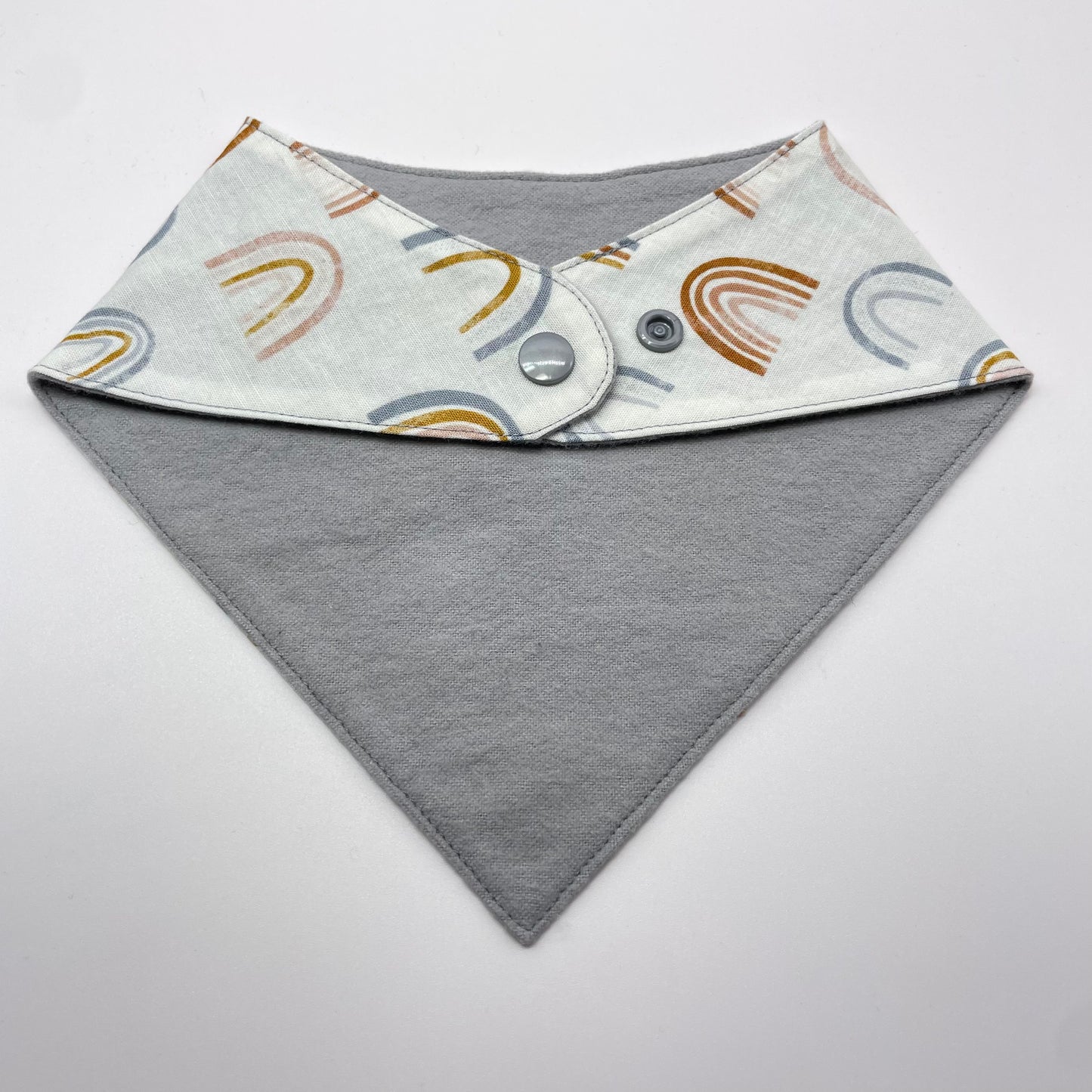 Rainbow Rain Baby Bib