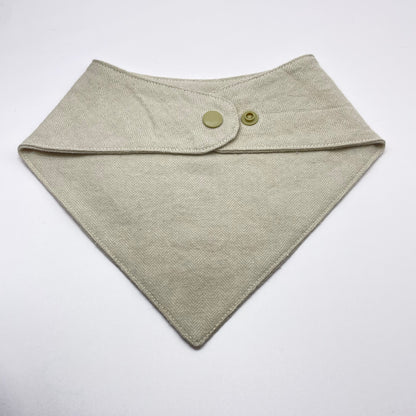 Grey Flannel Baby Bib