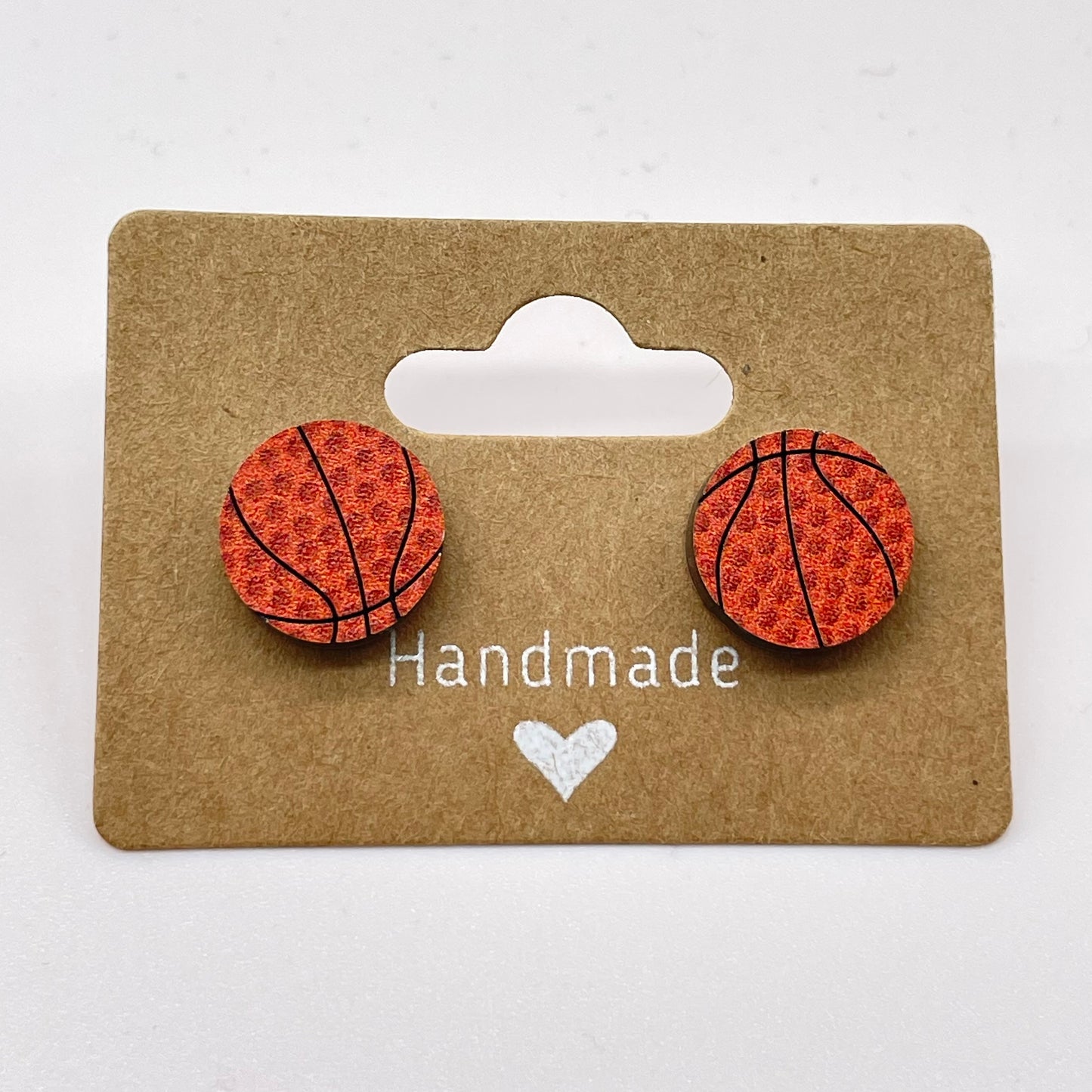 Basketball Stud Earrings