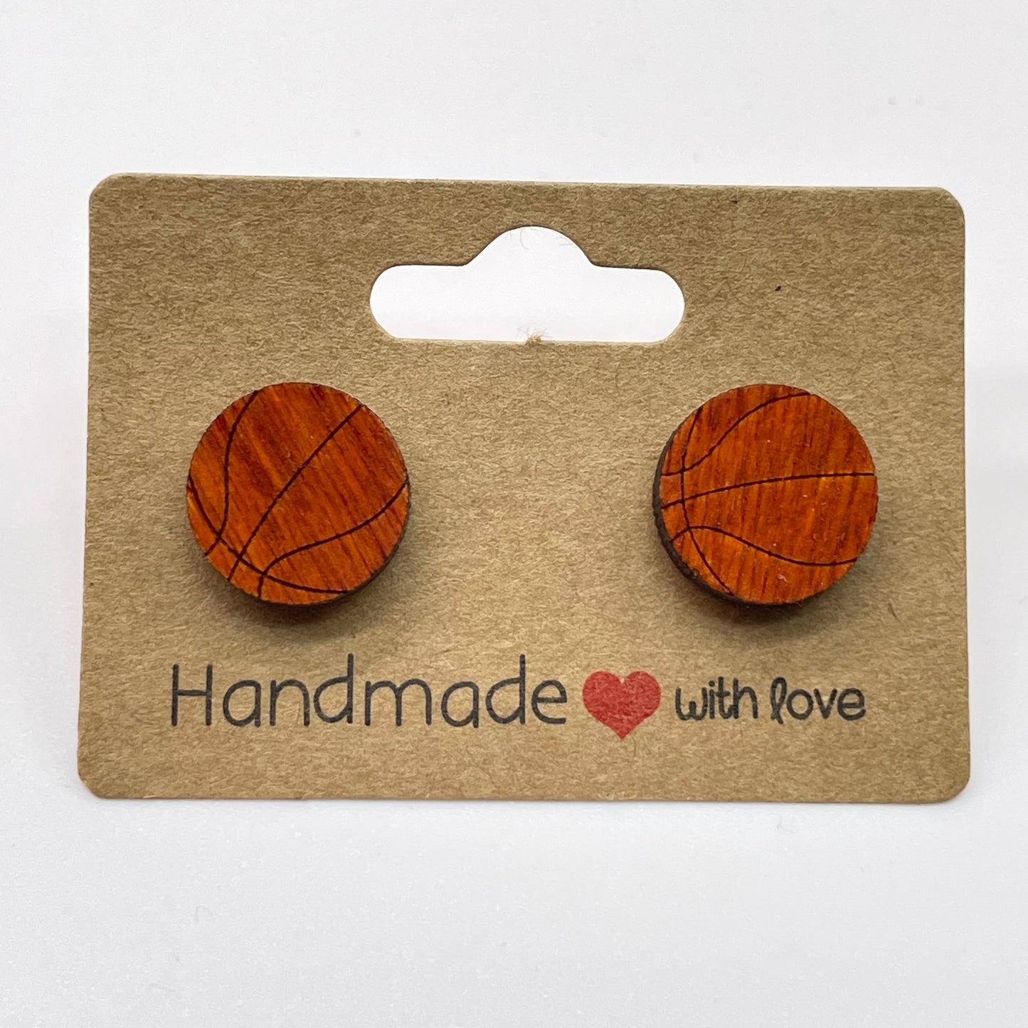 Basketball Stud Earrings