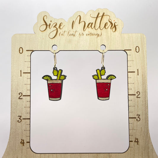 Bloody Mary Drop Dangle Earrings