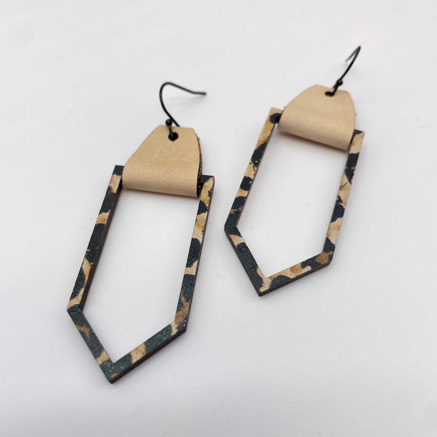 Boho Leopard Drop Dangle Earrings