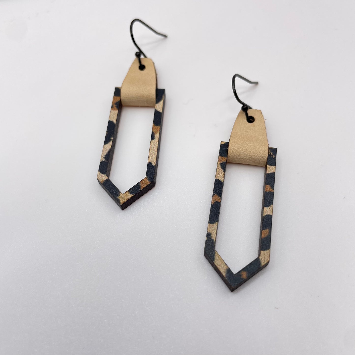 Boho Leopard Drop Dangle Earrings