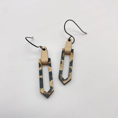 Boho Leopard Drop Dangle Earrings