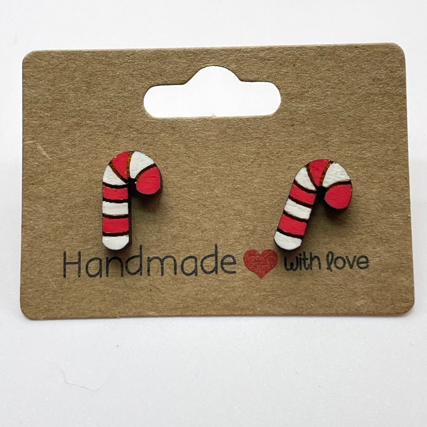 Candy Canes Stud Earrings