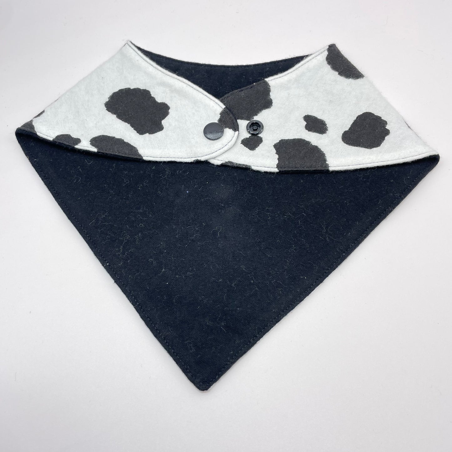 Cow Print Baby Bib