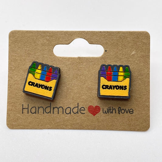 Crayons Stud Earrings