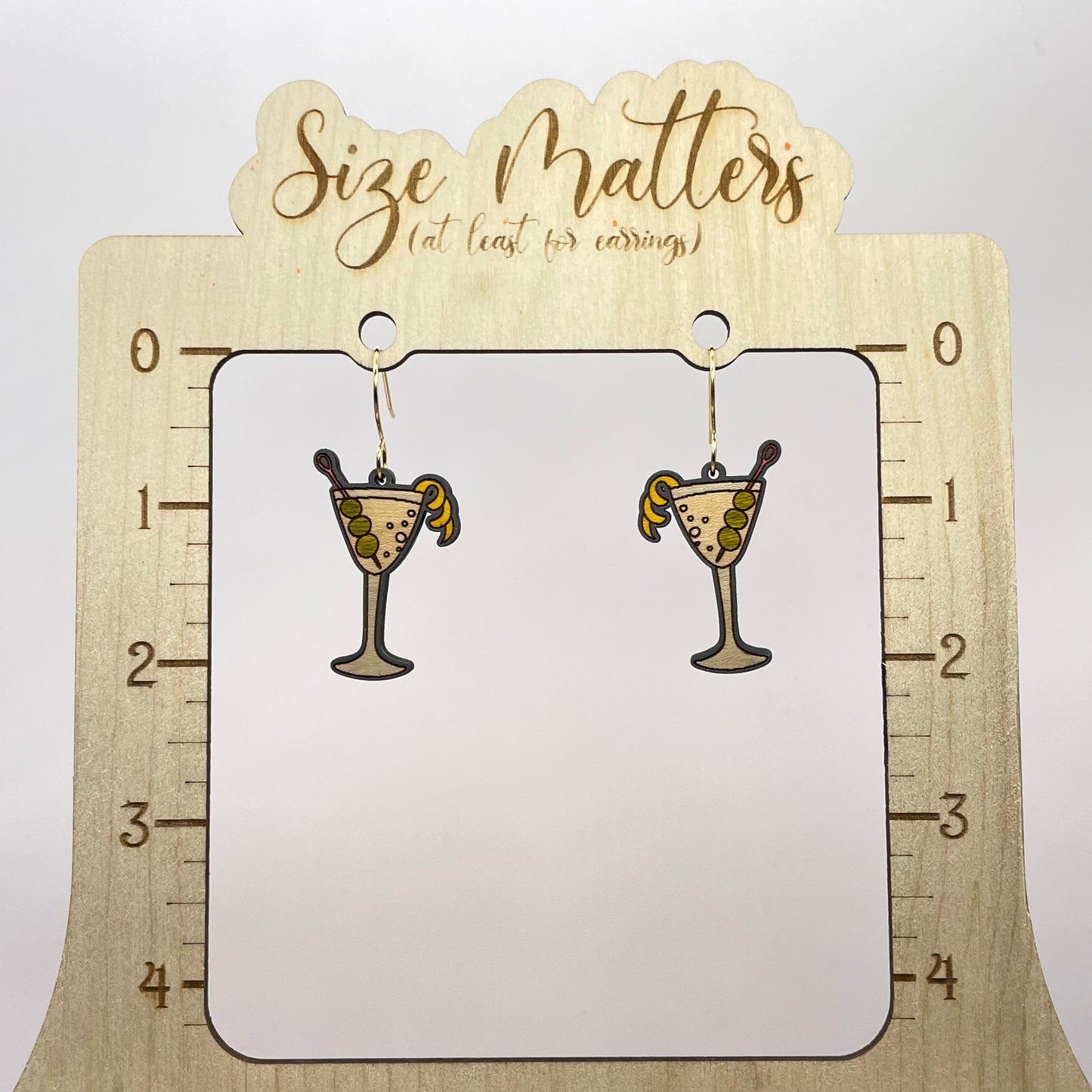 Dry Martini Dangle Earrings