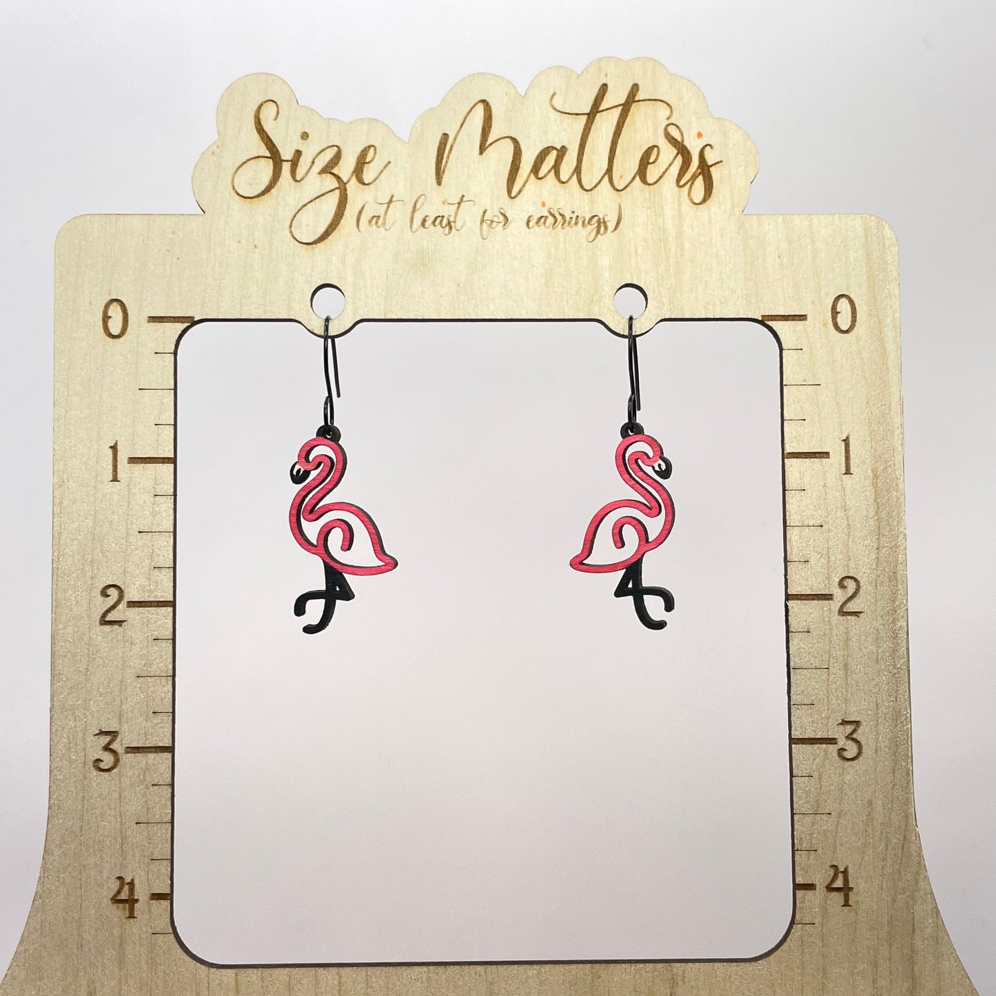 Flamingo Drop Dangle Earrings