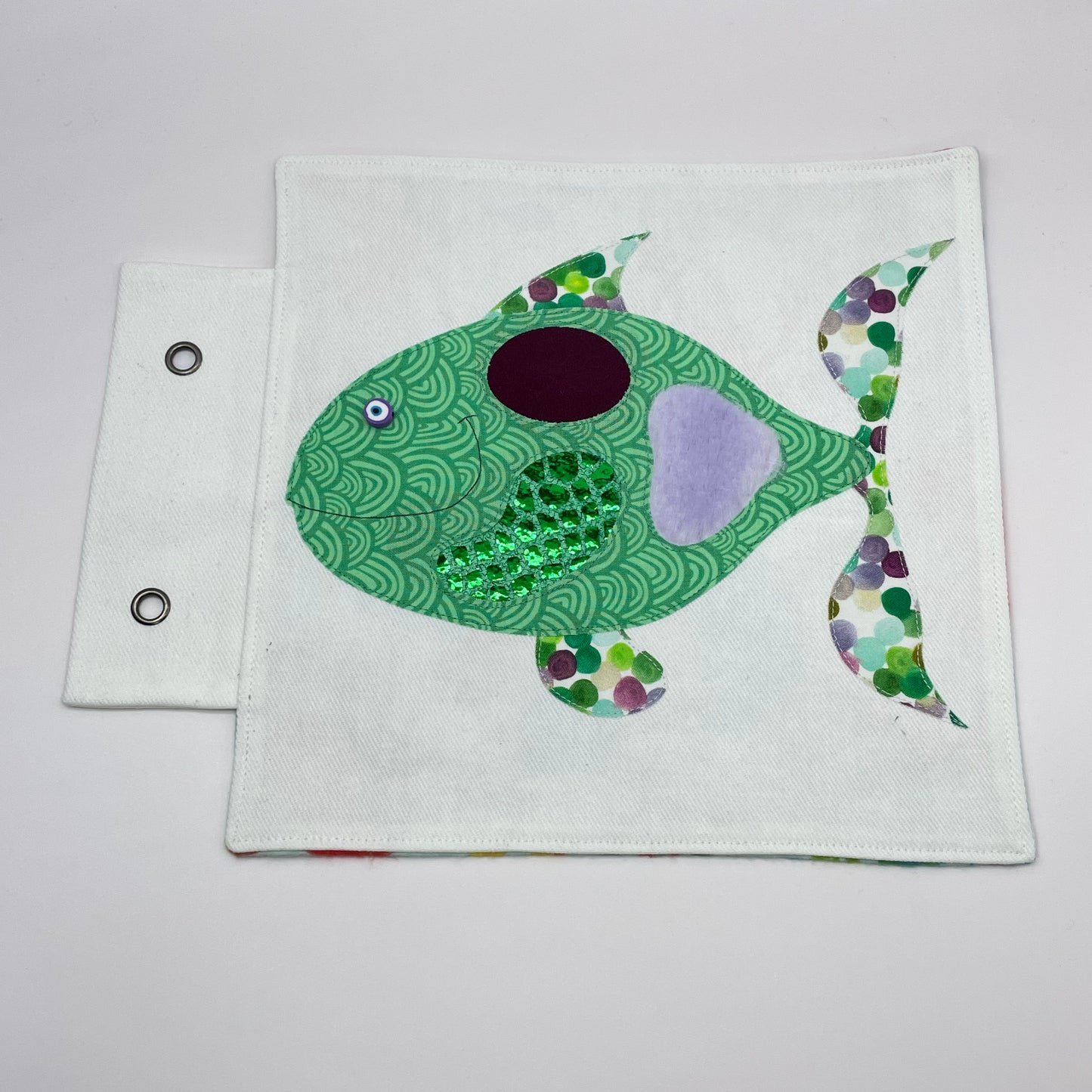 Fish Quiet Book Page