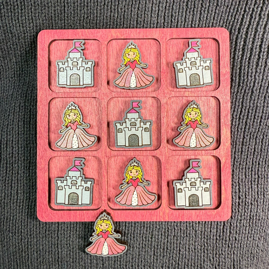 Princess & Castle Tic Tac Toe Game