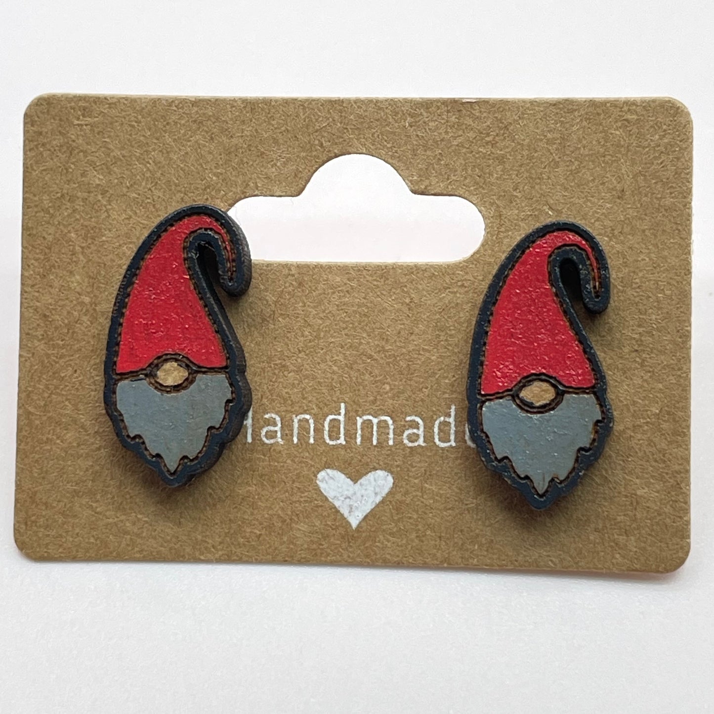 Gnome Head Stud Earrings
