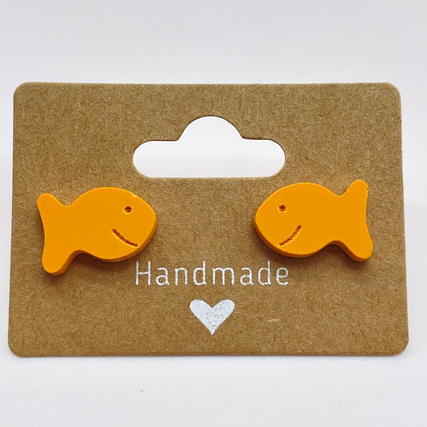 Goldfish Stud Earrings