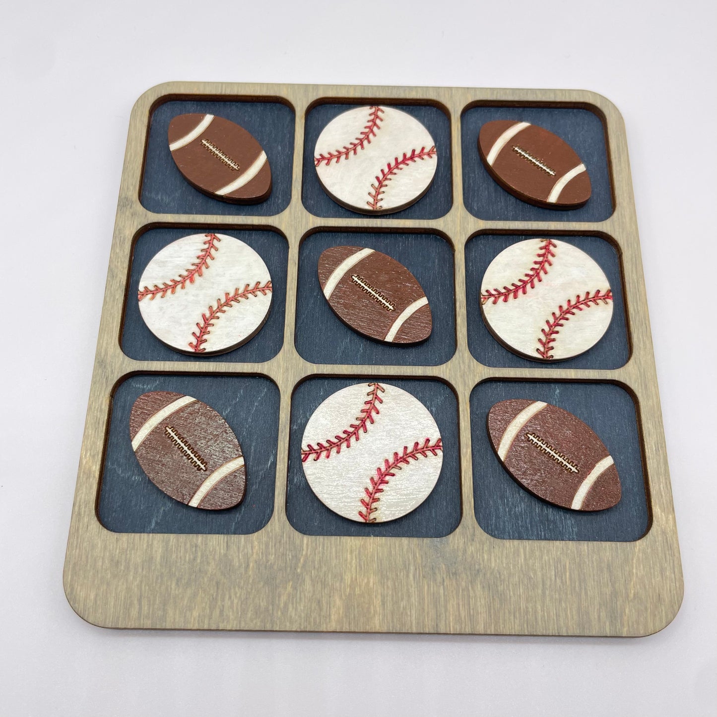 Football + Baseball Tic Tac Toe Game